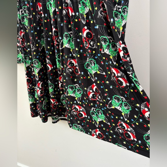 ModCloth Holiday Cat and Dogs Print Dress Medium NWT - Picture 7 of 11